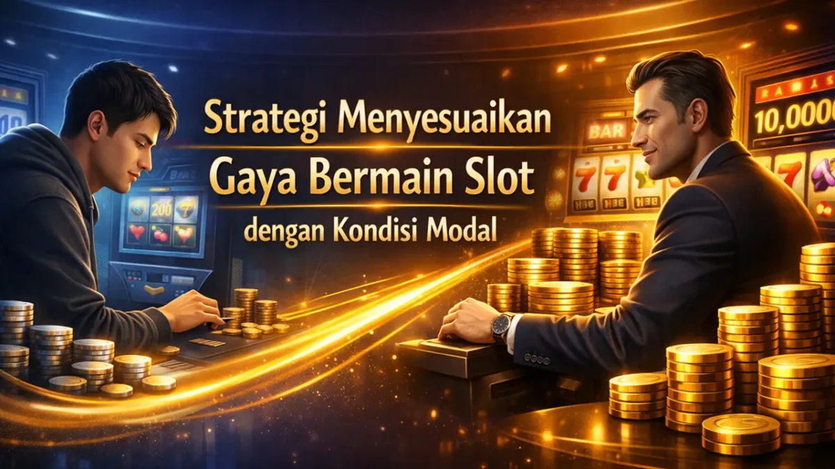 Strategi Menyesuaikan Gaya Bermain Slot dengan Kondisi Modal